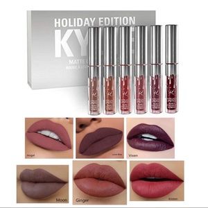 Kylie Holiday Edition Lipstick Matte 6 Pcs